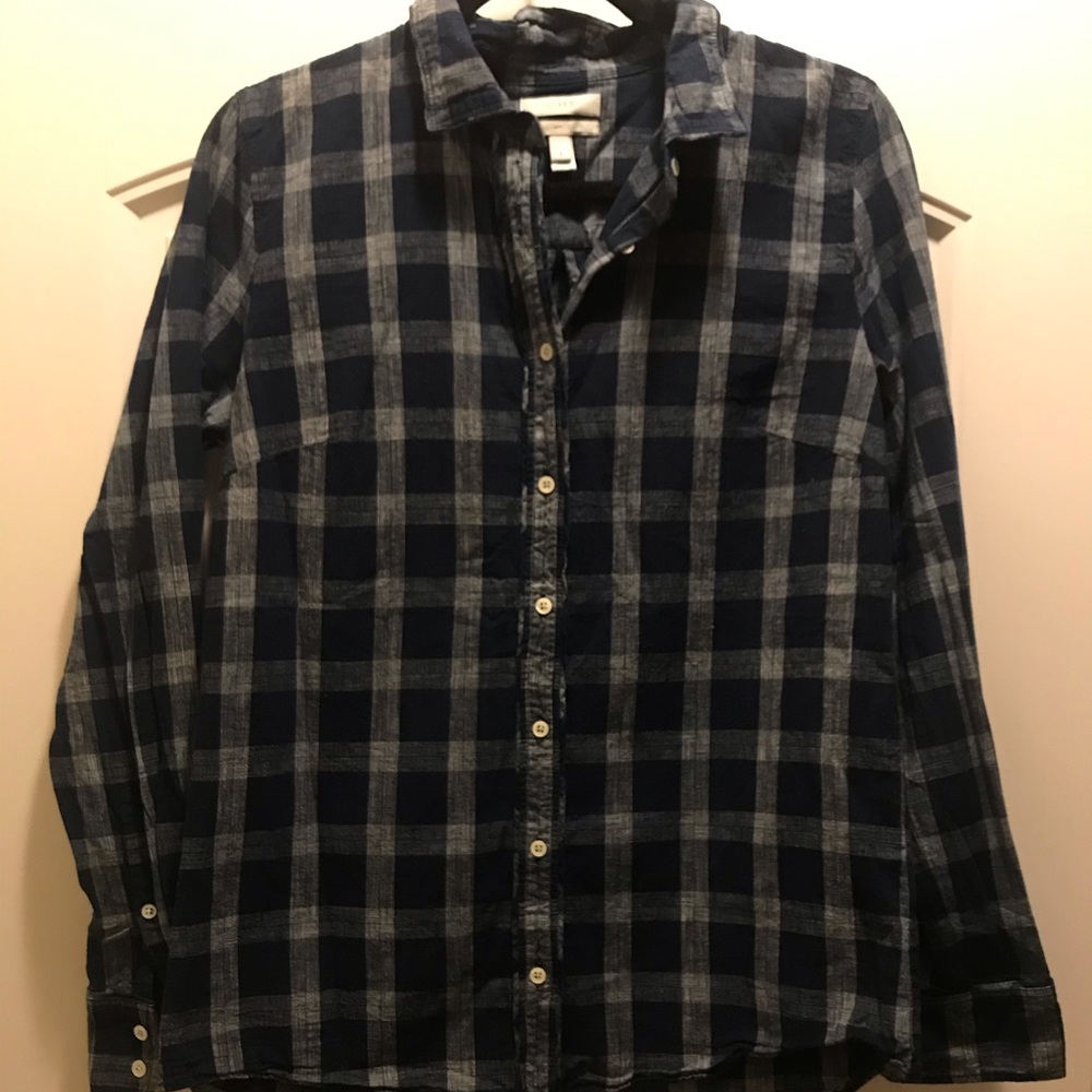 J. Crew Women’s “Boy” Cut Button Down, Size 8